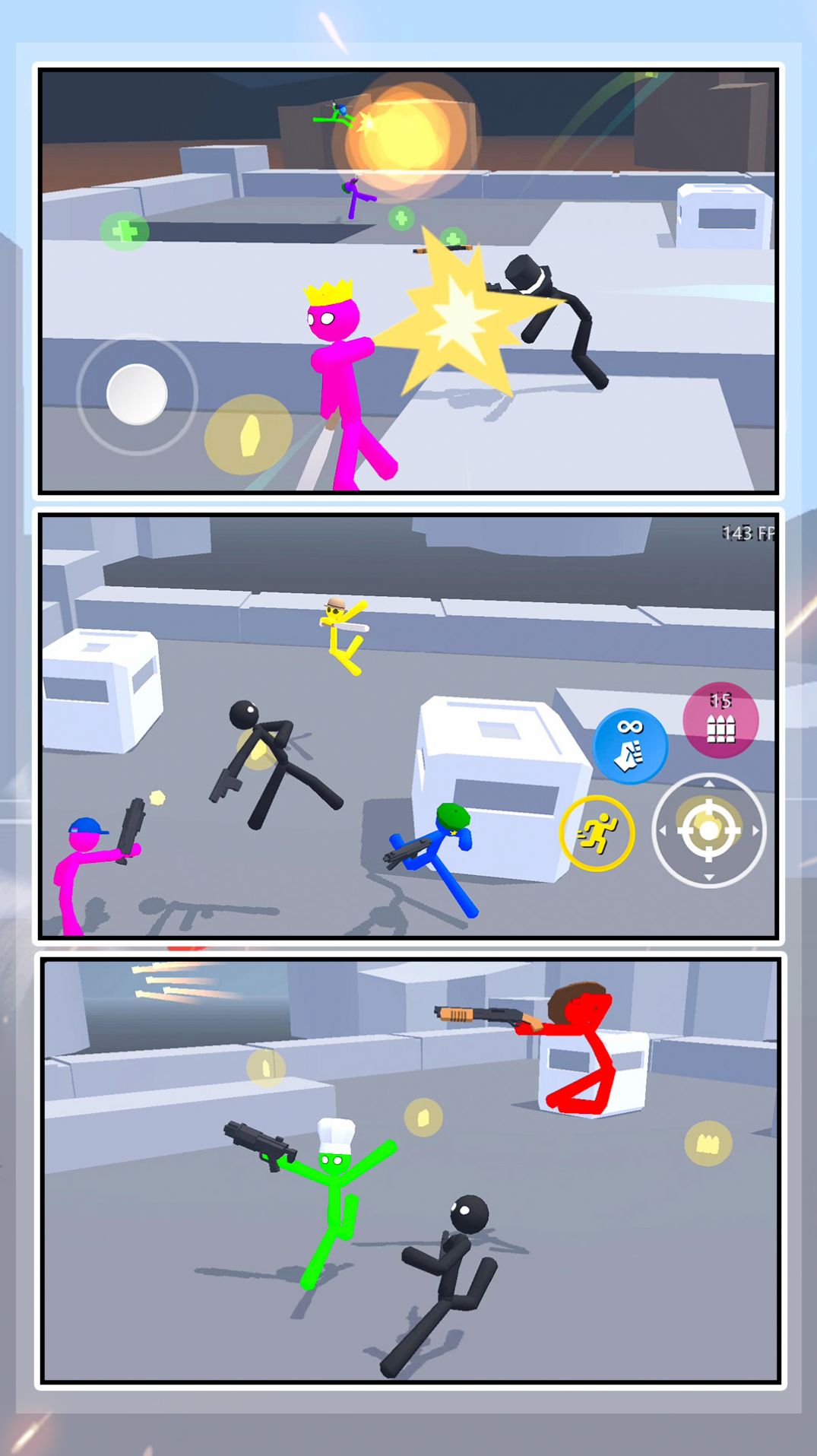 火柴人王者之战最新版图1