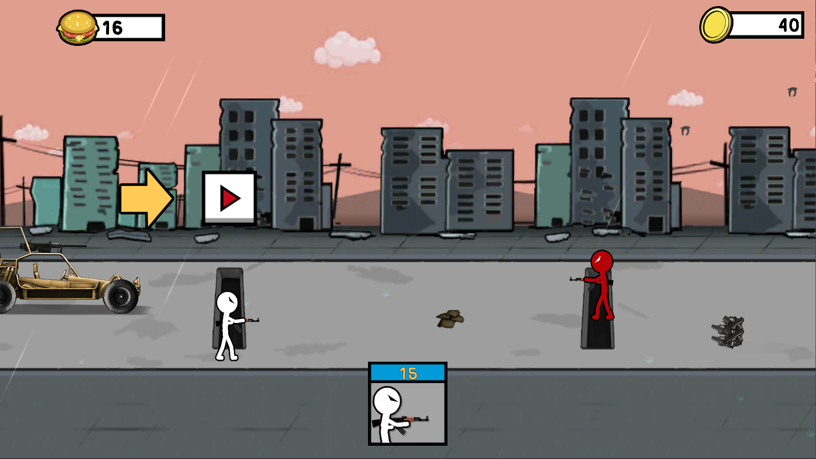 火柴人二战游戏截图